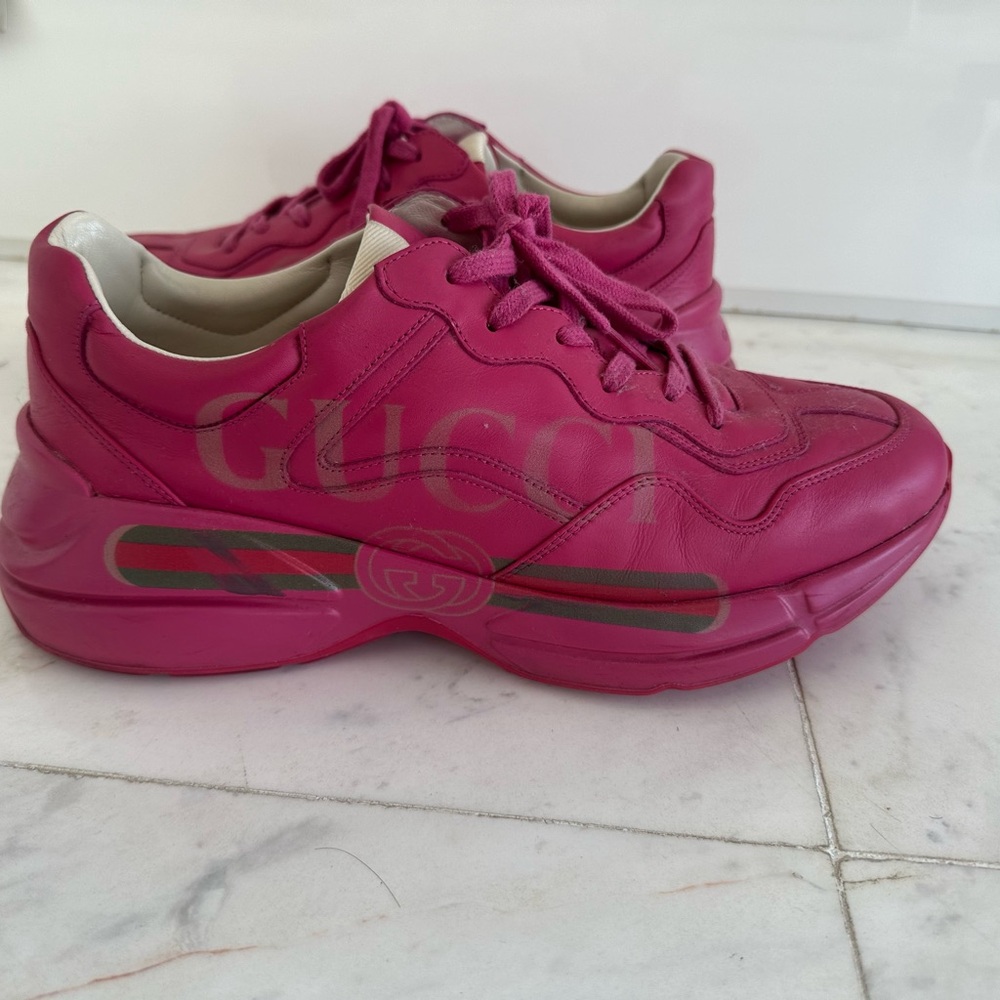 gucci pink sneaker size 11 bought for $890